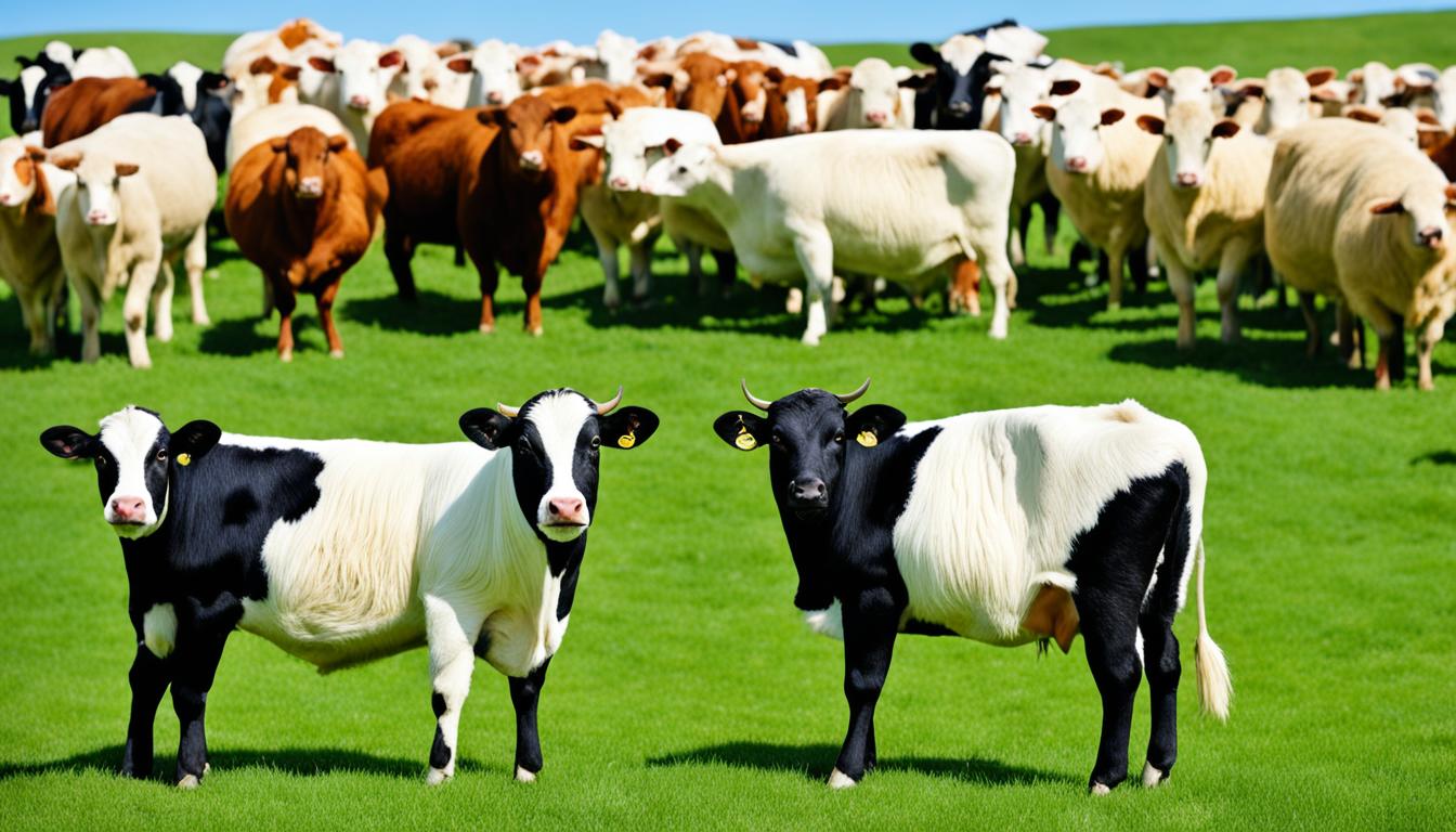 What is the differences between Cattle and Livestock?