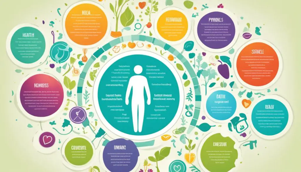 summarize how the components of health are related to wellness