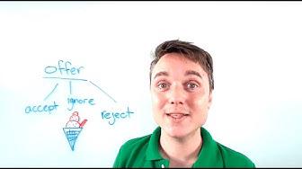 'Video thumbnail for 3 ways to respond to an offer'