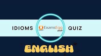 'Video thumbnail for Quiz on Idioms to improve your English'