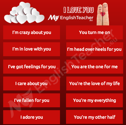 Other ways to say I love you