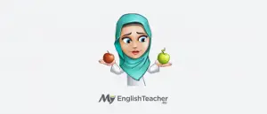 Difference Between, Arabian girl with apples, contrast, separating