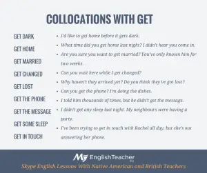 collocations with get
