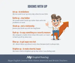 idioms with up