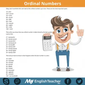 ordinal numbers