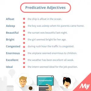 Predicative Adjectives