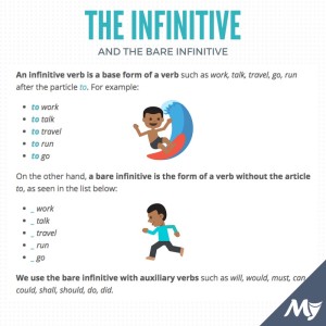 infinitive and bare infinitive
